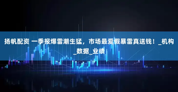 扬帆配资 一季报爆雷潮生猛，市场最爱假暴雷真送钱！_机构_数据_业绩