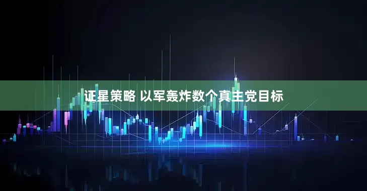 证星策略 以军轰炸数个真主党目标