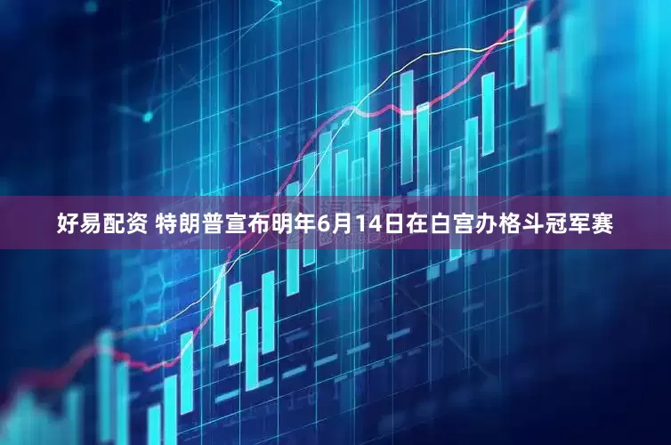 好易配资 特朗普宣布明年6月14日在白宫办格斗冠军赛